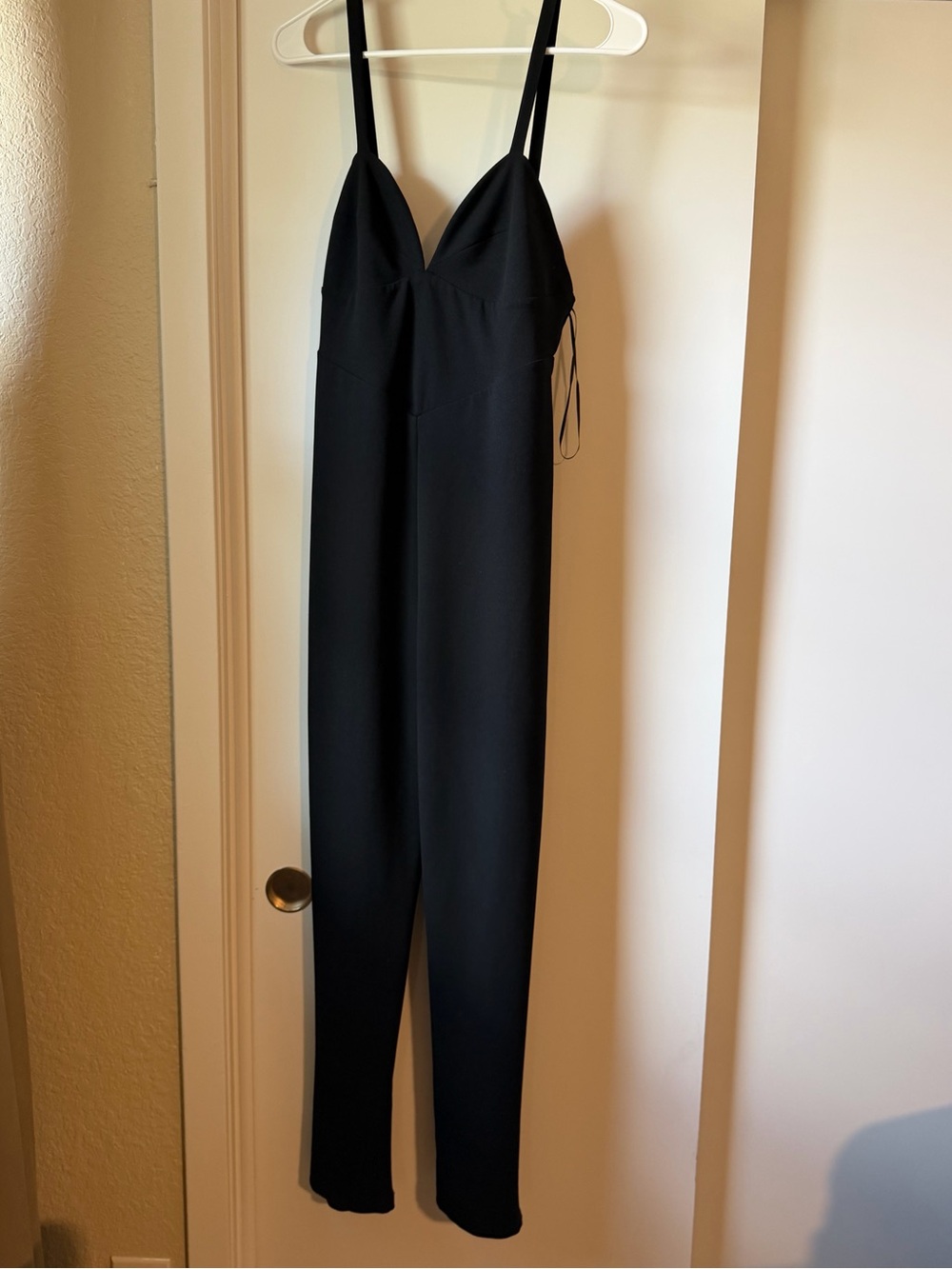 Zara Black deep v Jumpsuit